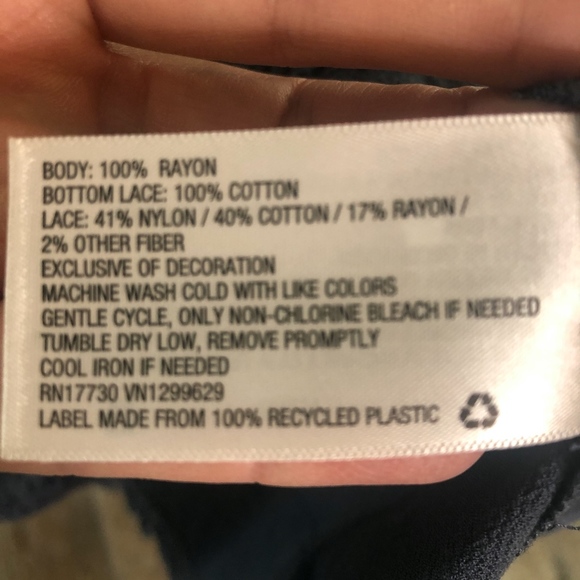 Knox Rose Peasant Dress - slate blue - Picture 4 of 7